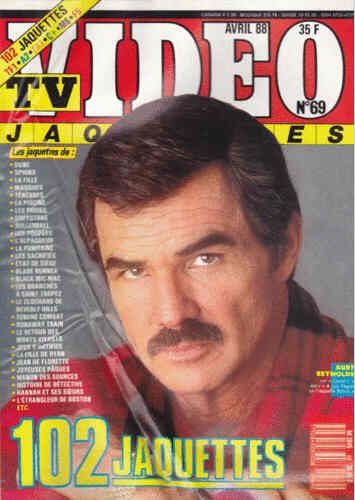 TV VIDEO JAQUETTES magazine side cover Issue 69 April 1988