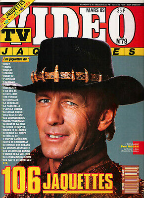 TV VIDEO JAQUETTES magazine side cover Issue 79 March 1989