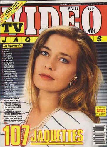 TV VIDEO JAQUETTES magazine side cover Issue 81 May 1989