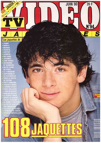 TV VIDEO JAQUETTES magazine side cover Issue 94 June 1990