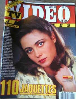TV VIDEO JAQUETTES magazine side cover Issue 99 November 1990
