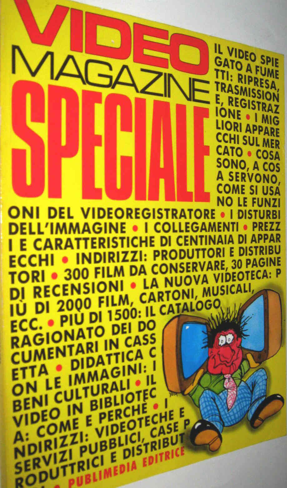 VIDEO MAGAZINE magazine side cover  Special  1986