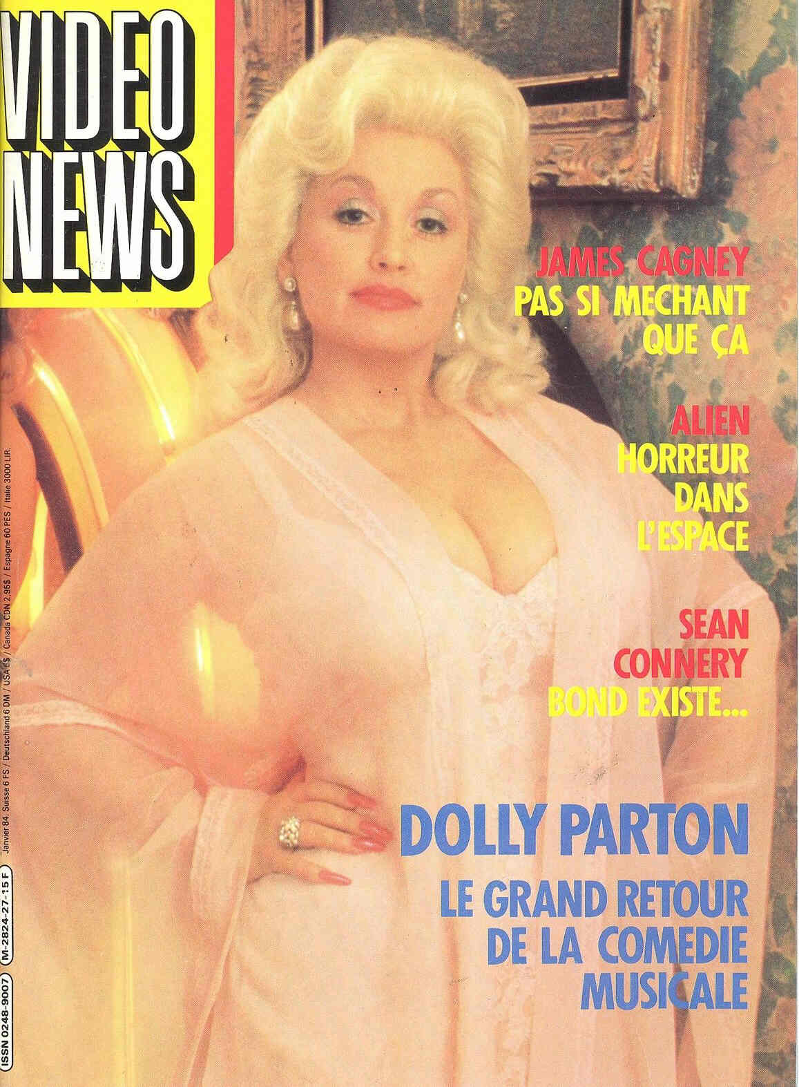VIDEO NEWS magazine side cover Issue 27 January 1984