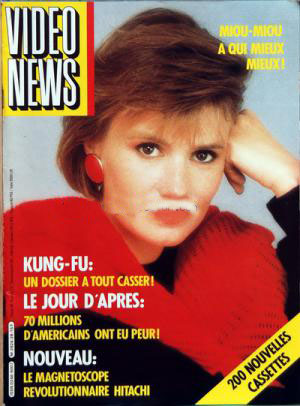VIDEO NEWS magazine side cover Issue 28 February 1984