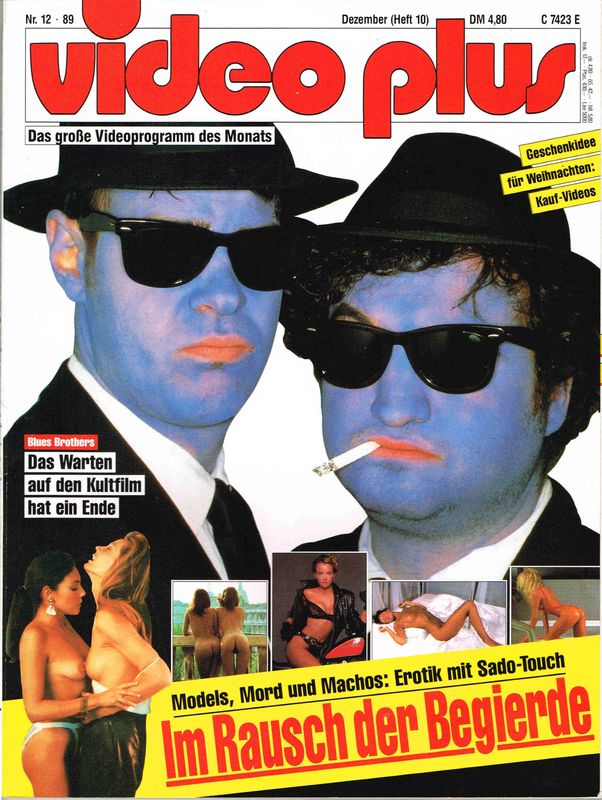 VIDEO PLUS magazine side cover Issue 10 December 1989