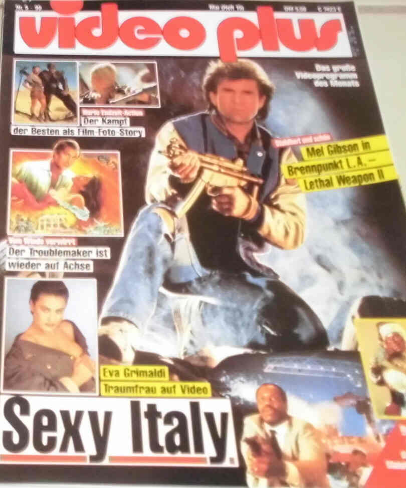 VIDEO PLUS magazine side cover Issue 15 May 1990