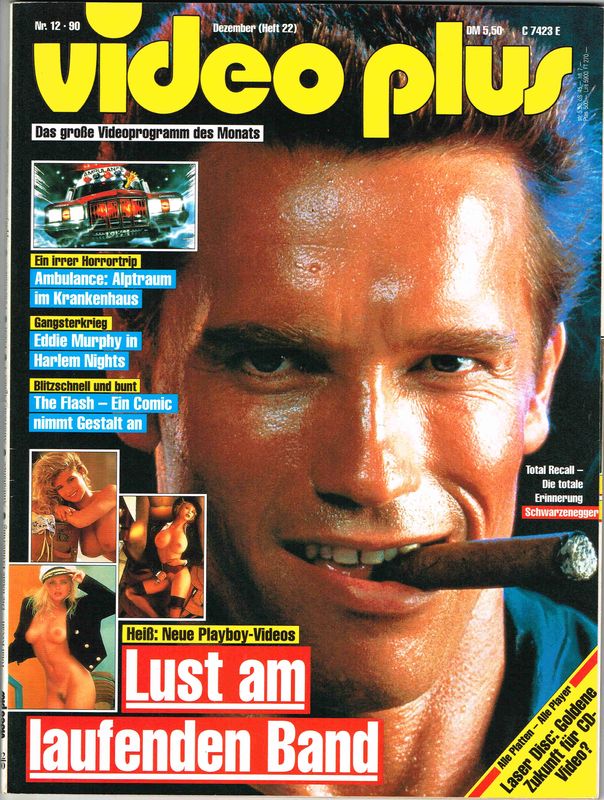 VIDEO PLUS magazine side cover Issue 22 December 1990