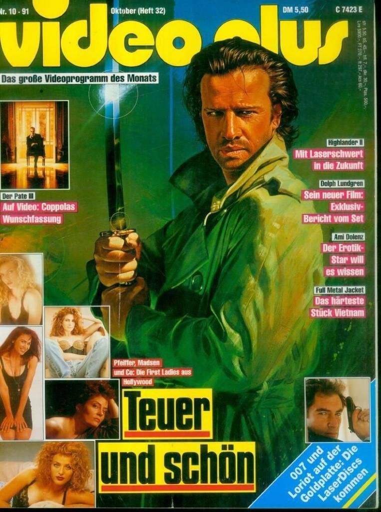 VIDEO PLUS magazine side cover Issue 32 October 1991