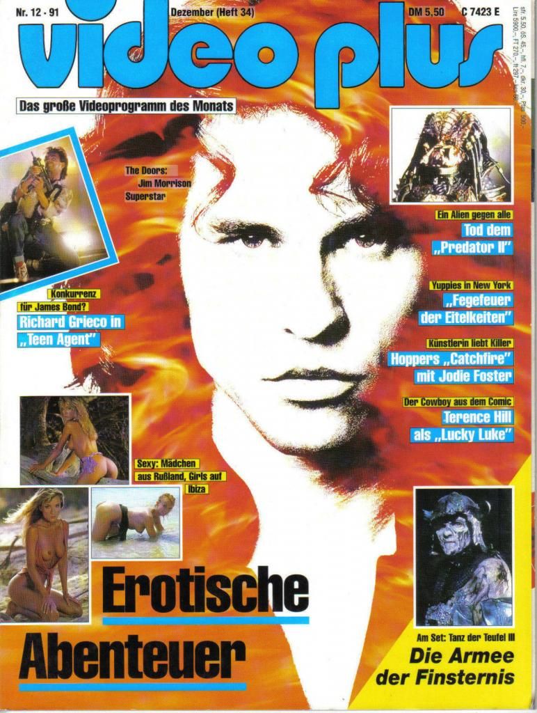 VIDEO PLUS magazine side cover Issue 34 December 1991