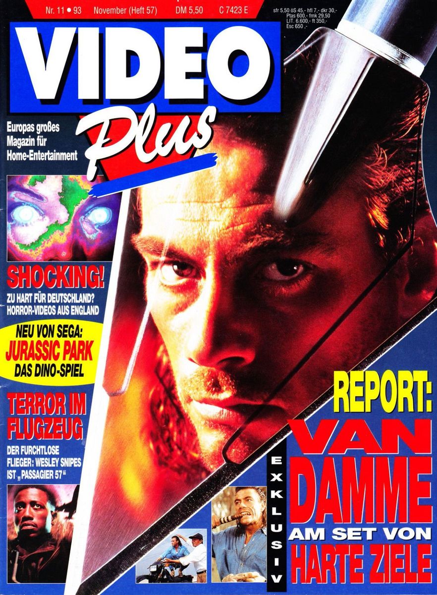 VIDEO PLUS magazine side cover Issue 57 November 1993