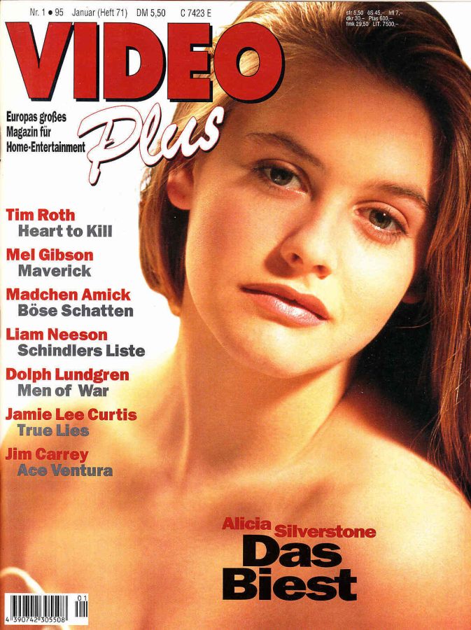 VIDEO PLUS magazine side cover Issue 71 January 1995