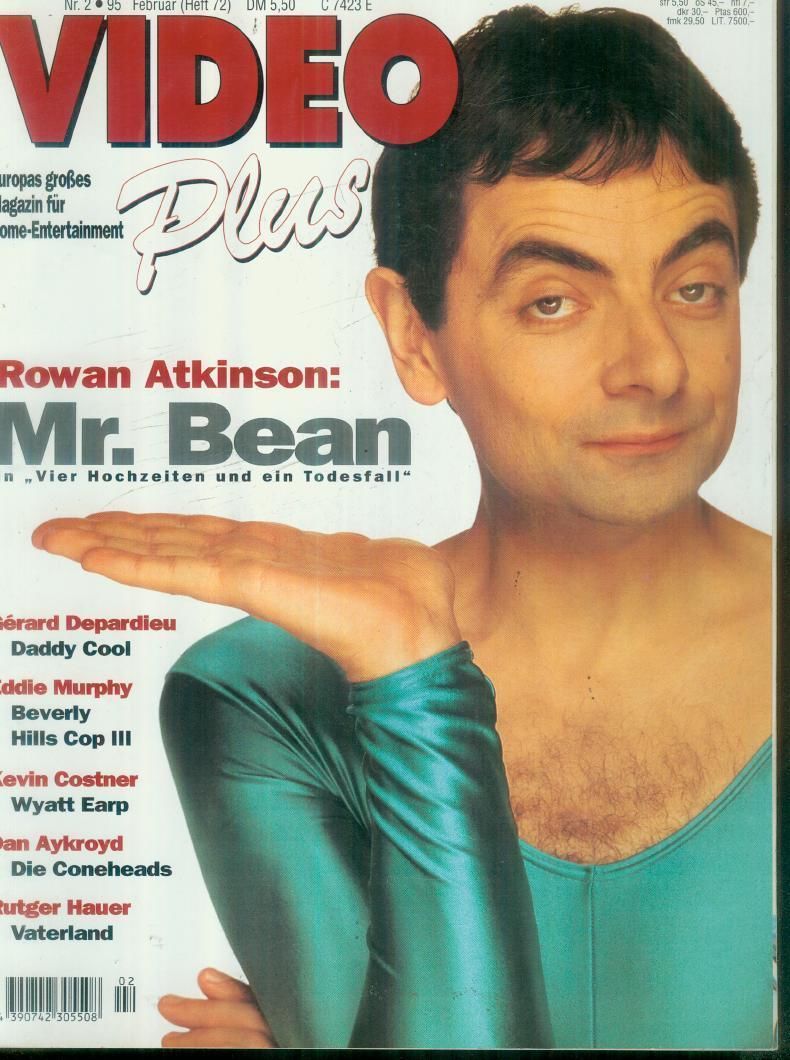 VIDEO PLUS magazine side cover Issue 72 February 1995