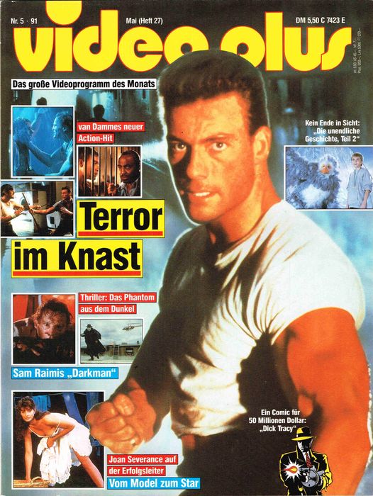 VIDEO PLUS magazine side cover Issue 27 May 1991