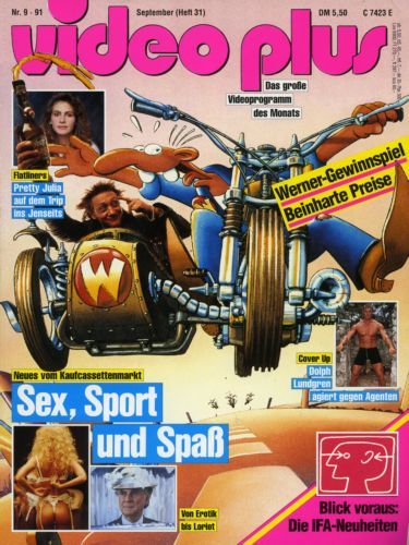 VIDEO PLUS magazine side cover Issue 31 September 1991