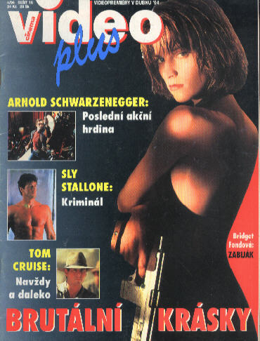 VIDEO PLUS (SK) magazine side cover April 1994