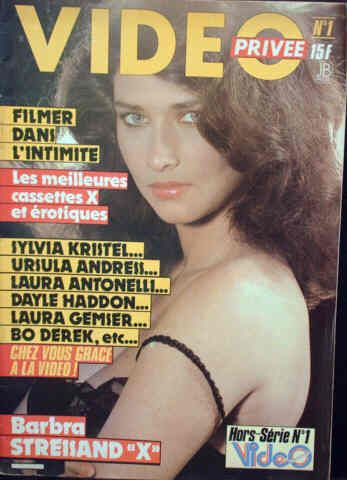 VIDEO PRIVEE magazine side cover Issue 1  1980
