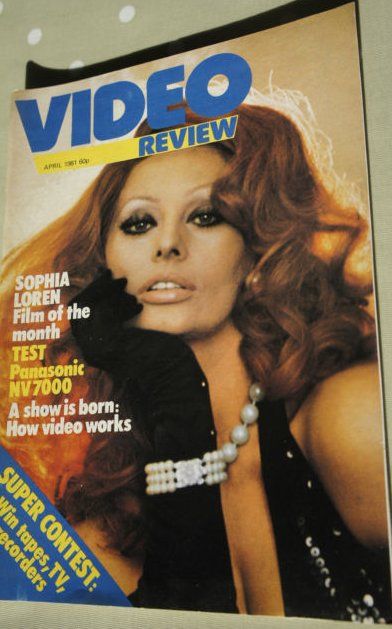 VIDEO REVIEW (UK) magazine side cover April 1981