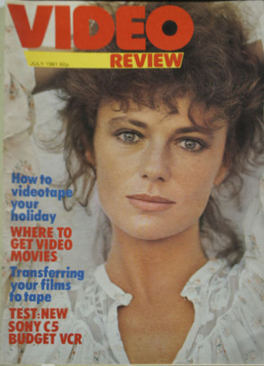 VIDEO REVIEW (UK) magazine side cover July 1981