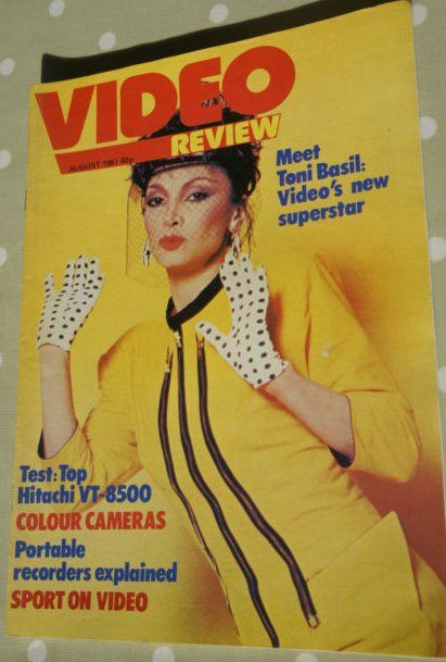 VIDEO REVIEW (UK) magazine side cover August 1981