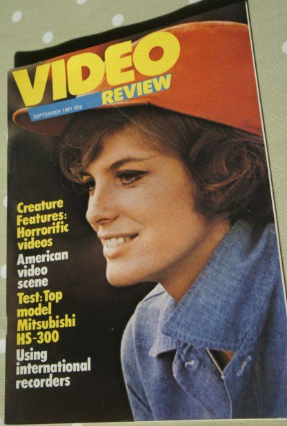 VIDEO REVIEW (UK) magazine side cover September 1981