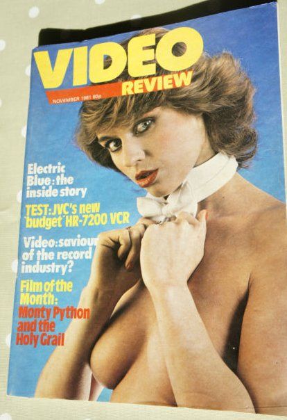 VIDEO REVIEW (UK) magazine side cover November 1981