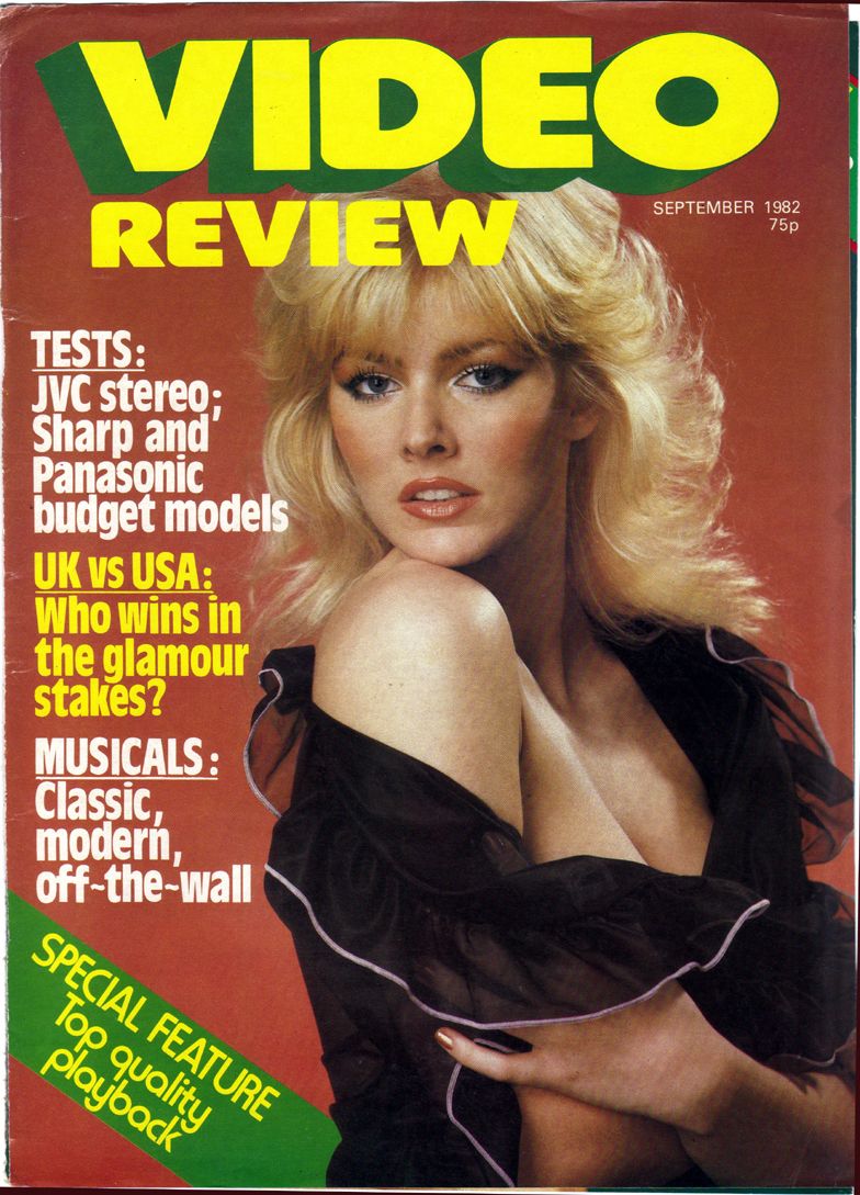 VIDEO REVIEW (UK) magazine side cover September 1982