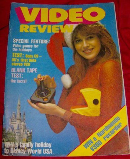VIDEO REVIEW (UK) magazine side cover December 1982