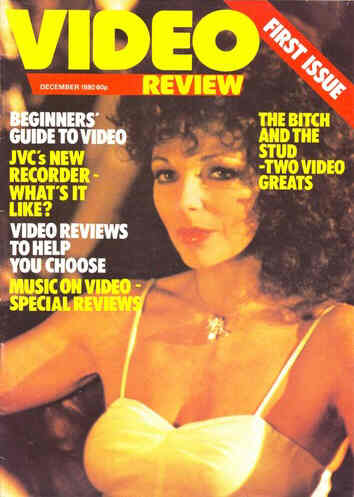 VIDEO REVIEW (UK) magazine side cover Issue 1 October 1980