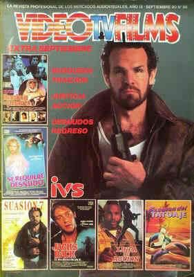 VIDEO TV FILMS magazine side cover Issue 98 September 1990