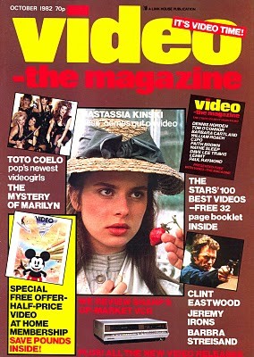 VIDEO-THE MAGAZINE magazine side cover October 1982