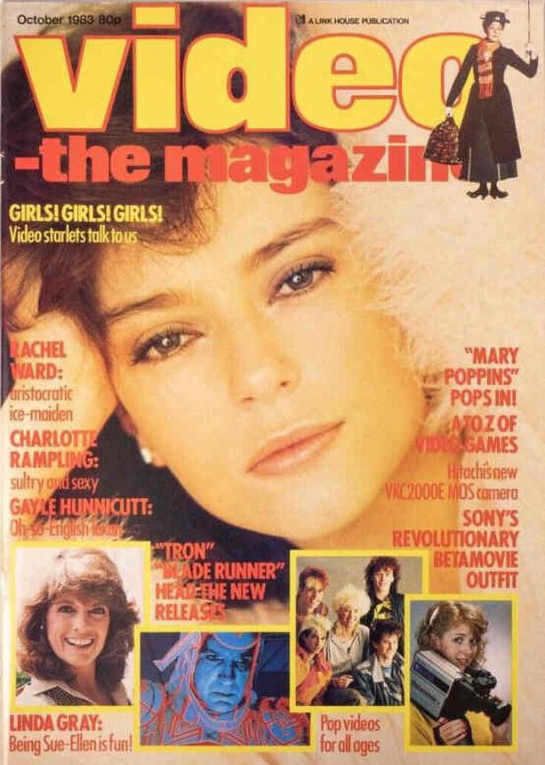 VIDEO-THE MAGAZINE magazine side cover October 1983