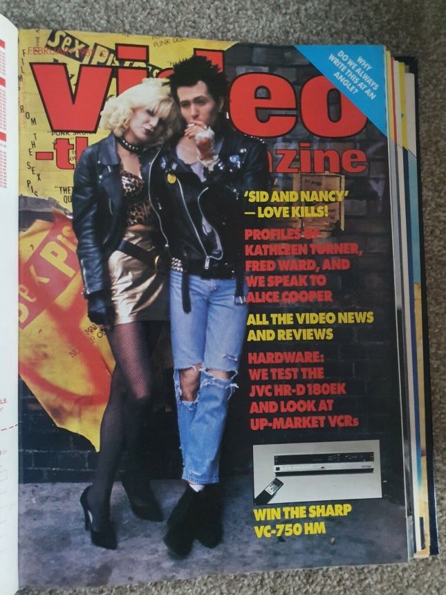 VIDEO-THE MAGAZINE magazine side cover February 1987