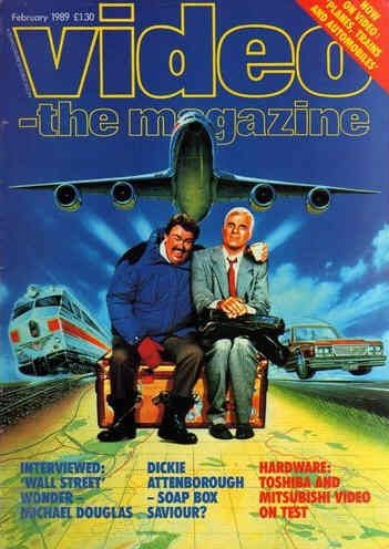 VIDEO-THE MAGAZINE magazine side cover February 1989
