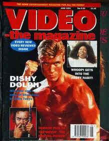 VIDEO-THE MAGAZINE magazine side cover June 1993