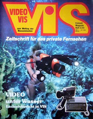 VIDEO VIS magazine side cover Issue 5  1981