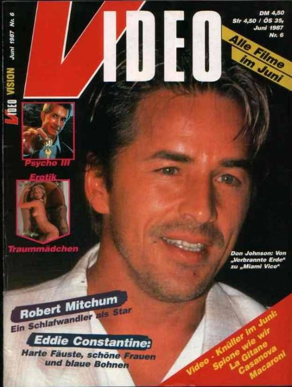 VIDEO VIS magazine side cover Issue 6 June 1987