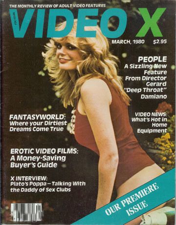 VIDEO-X magazine side cover  Vol 1 # 1 March 1980
