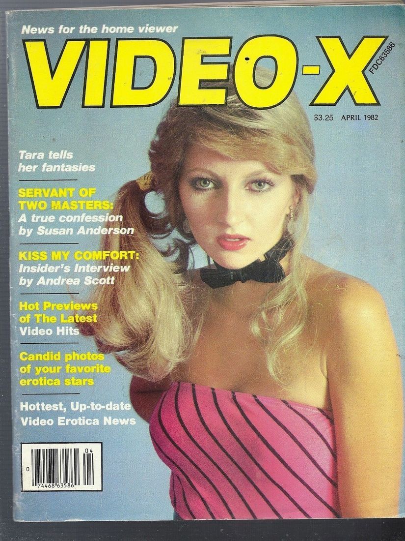 VIDEO-X magazine side cover  Vol 3 # 2 April 1982