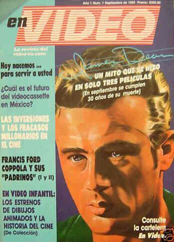 VIDEO Y CINE magazine side cover Issue 1 September 1985