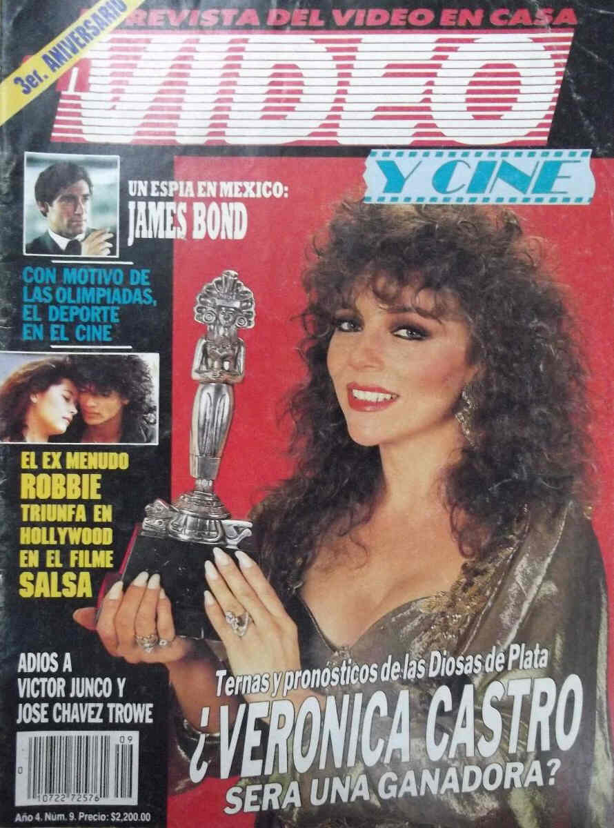 VIDEO Y CINE magazine side cover  Vol 4 # 9 September 1988
