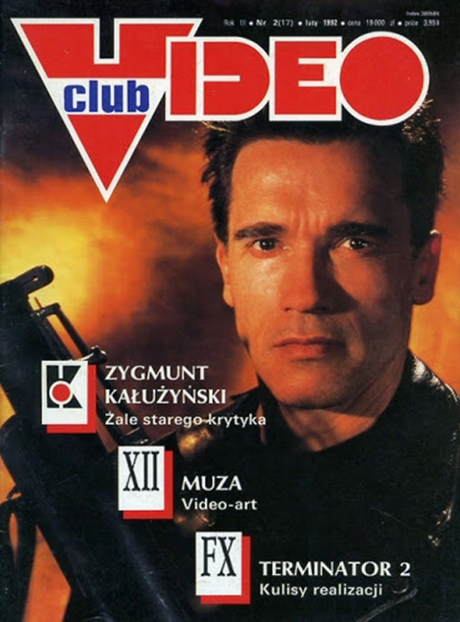 VIDEO CLUB (PL) magazine side cover Issue 2(17) February 1992