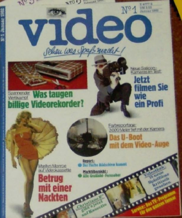 VIDEO magazine side cover January 1982