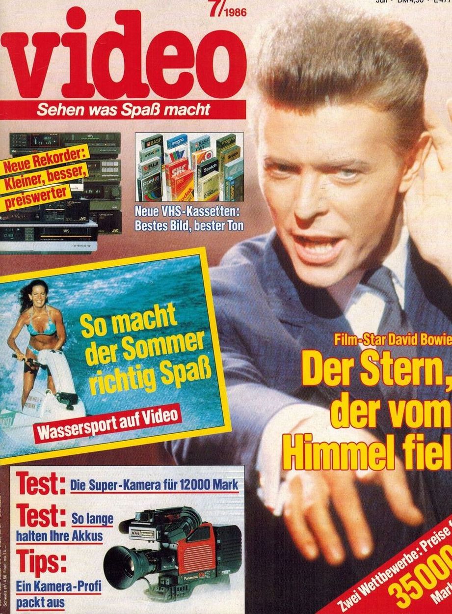 VIDEO magazine side cover July 1986