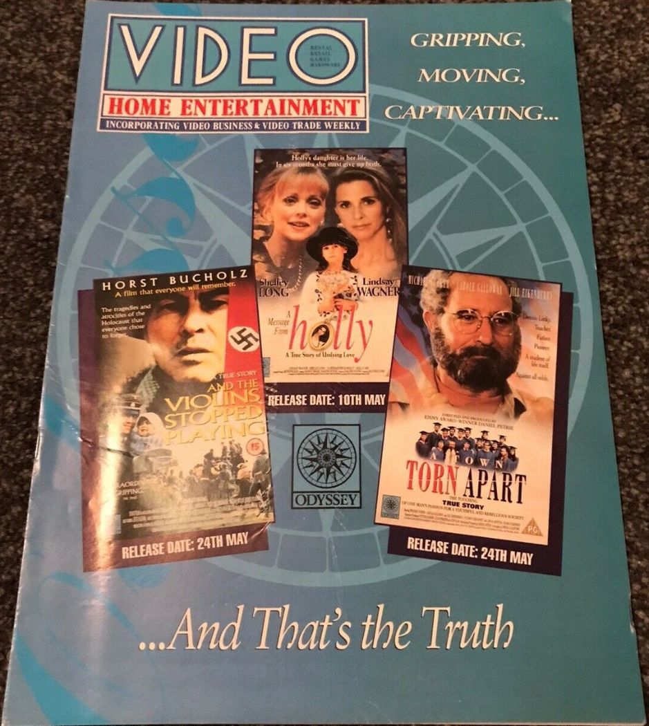 VIDEO HOME ENTERTAINMENT magazine side cover  Vol 2 No  14 3 April 1993