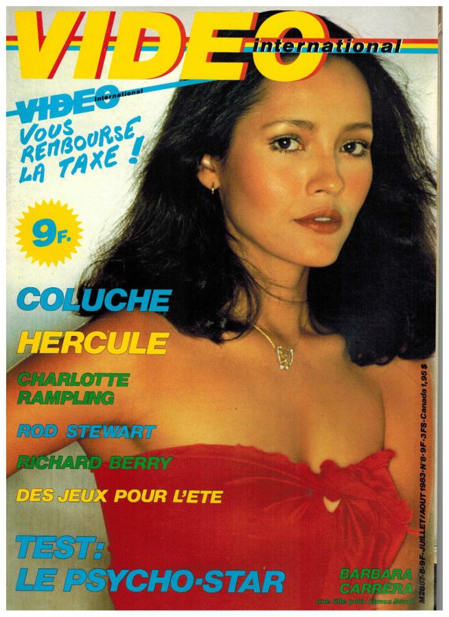 VIDEO INTERNATIONAL magazine side cover Issue 8 July/August 1983
