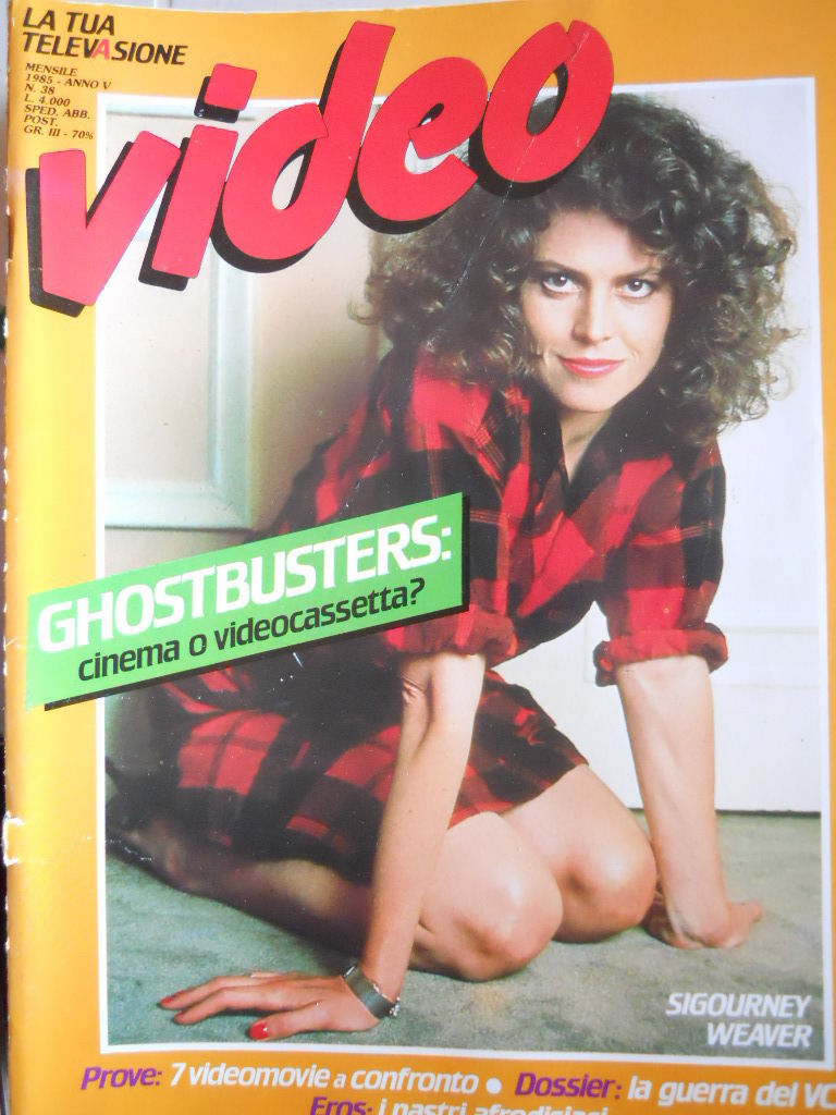 VIDEO (It) magazine side cover Issue 38  1985