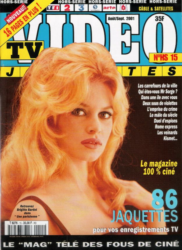 TV VIDEO JAQUETTES magazine side cover Issue 15  Special  August 2001