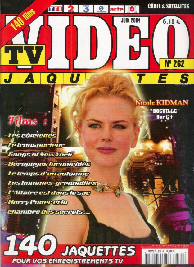 TV VIDEO JAQUETTES magazine side cover Issue 262  June 2004