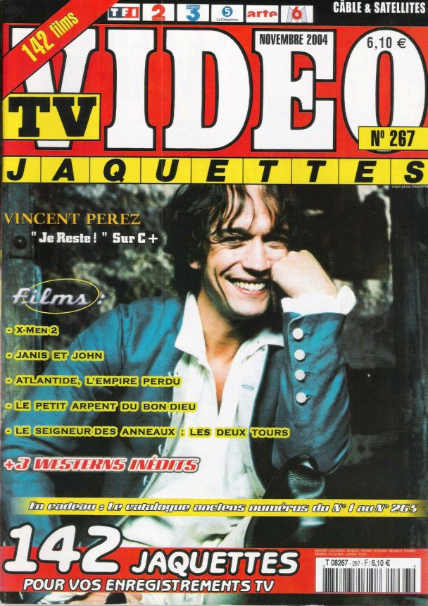 TV VIDEO JAQUETTES magazine side cover Issue 267  November 2004