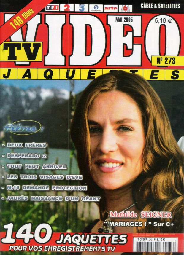 TV VIDEO JAQUETTES magazine side cover Issue 273  May 2005